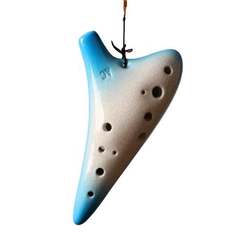 Amazon | 陶笛陶笛楽器12穴Cキー中音陶笛グラデーション陶笛